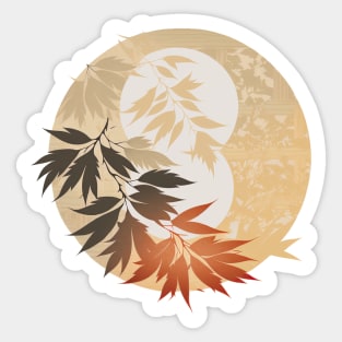 Japanese circle pattern 17 Sticker